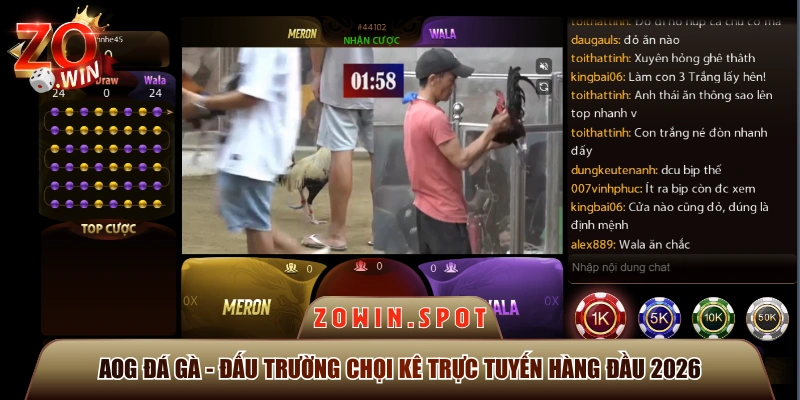 AOG Đá Gà - Đấu Trường Chọi Kê Trực Tuyến Hàng Đầu 2026
