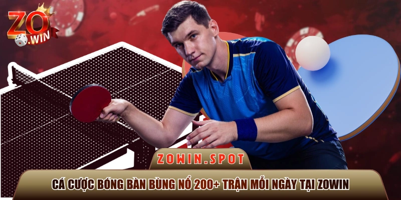 Cá Cược Bóng Bàn Bùng Nổ 200+ Trận Mỗi Ngày Tại ZOWIN