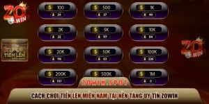 Cách Chơi Tiến Lên Miền Nam Tại Nền Tảng Uy Tín ZOWIN