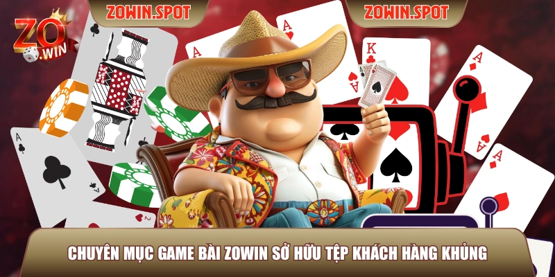 Chuyên mục game bài ZOWIN sở hữu tệp khách hàng khủng Chuyên mục game bài ZOWIN sở hữu tệp khách hàng khủng