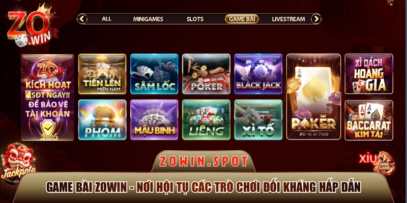 Game Bài ZOWIN - Nơi Hội Tụ Các Trò Chơi Đối Kháng Hấp Dẫn Game Bài ZOWIN - Nơi Hội Tụ Các Trò Chơi Đối Kháng Hấp Dẫn