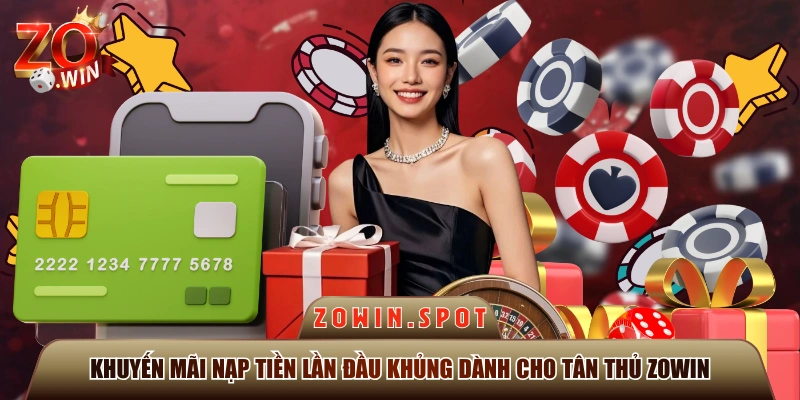 Khuyến Mãi Nạp Tiền Lần Đầu Khủng Dành Cho Tân Thủ ZOWIN