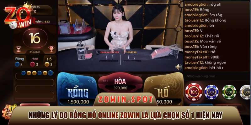 Những Lý Do Rồng Hổ Online ZOWIN Là Lựa Chọn Số 1 Hiện Nay