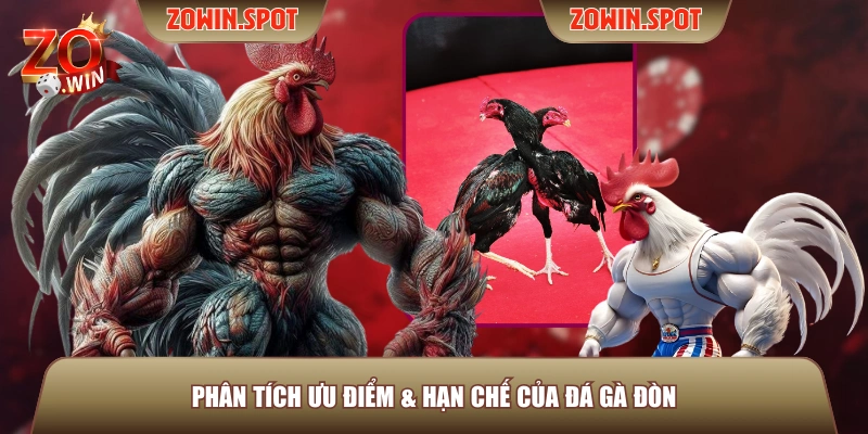 Phân tích ưu điểm & hạn chế của đá gà đòn